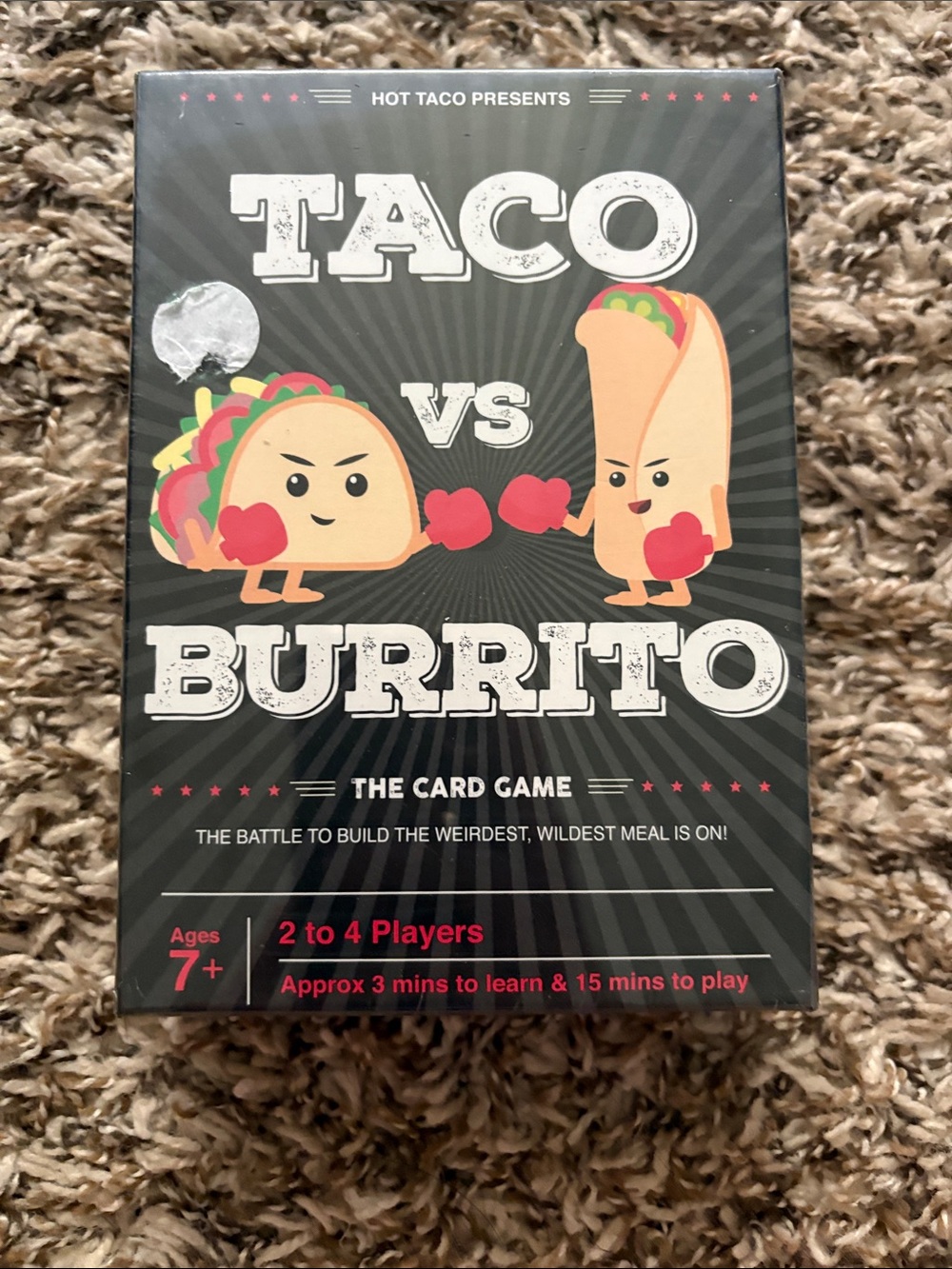 Taco vs Burrito card game